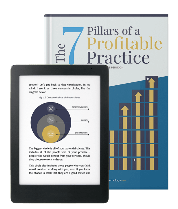 The 7 Pillars ebook cover hardcopy and ereader